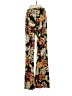 Unbranded Floral Yellow Casual Pants Size S (estimated) - photo 2