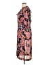 Mosaic 100% Polyester Print Brown Black Casual Dress Size XL (estimated) - photo 5