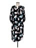 Cupio 100% Viscose Print Black Casual Dress Size M - photo 1