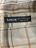 Shein Plaid Tan 3/4 Sleeve Button-Down Shirt Size L - photo 7