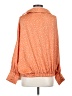 Fate 100% Polyester Polka Dots Orange 3/4 Sleeve Blouse Size S - photo 2
