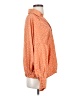 Fate 100% Polyester Polka Dots Orange 3/4 Sleeve Blouse Size S - photo 4