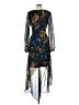 Guess 100% Polyester Print Blue Cocktail Dress Size 8 - photo 2
