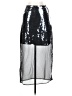 1.State Graphic Silver Casual Skirt Size 2 - photo 1
