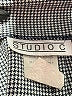 Studio C 100% Polyester Chevron-herringbone Gray Blue Formal Skirt Size 10 - photo 4