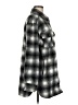 Thread & Supply 100% Polyester Plaid Gray Fleece Size M - photo 4