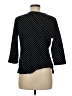 Appleseeds Polka Dots Black 3/4 Sleeve Top Size M - photo 2