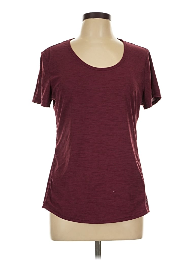 Pre-owned Active By Old Navy Active T-shirt In Burgundy