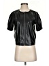 Melissa Nepton 100% Polyurethane Black Short Sleeve Blouse Size XS - photo 1