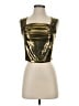 Shein 100% Polyester Gold Tube Top Size 4 - photo 1