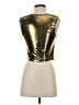 Shein 100% Polyester Gold Tube Top Size 4 - photo 2