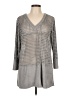Alberto Makali Gray 3/4 Sleeve Blouse Size L - photo 1