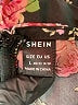Shein 100% Polyester Floral Black Cocktail Dress Size 8 - 10 - photo 7