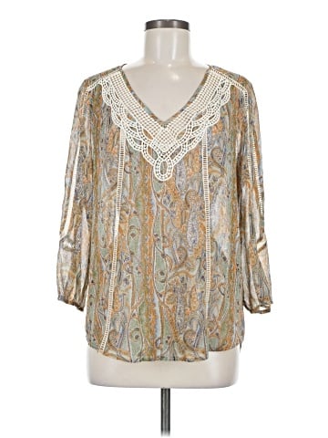 Meadow Rue 3/4 Sleeve Blouse (view 1)