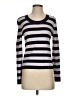 Kasper Stripes Gray Pullover Sweater Size S - photo 1