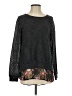 Doe & Rae 100% Acrylic Floral Black Pullover Sweater Size S - photo 1