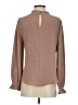 Mittoshop 100% Polyester Brown Long Sleeve Blouse Size S - photo 2