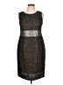 Ports 1961 Tweed Silver Cocktail Dress Size 10 - photo 1