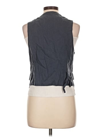 Zara Basic Sleeveless Button-Down Shirt (view 2)