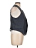 Zara Basic Gray Sleeveless Button-Down Shirt Size L - photo 4