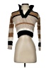 Le Lis 100% Cotton Color Block Tan Pullover Sweater Size XS - photo 1