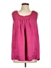 DKNY Jeans 100% Polyester Pink Sleeveless Blouse Size L - photo 1