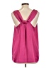 DKNY Jeans 100% Polyester Pink Sleeveless Blouse Size L - photo 2