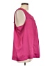 DKNY Jeans 100% Polyester Pink Sleeveless Blouse Size L - photo 4