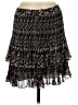 Boden 100% Polyester Paisley Black Casual Skirt Size 8 - photo 1