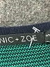 Nic + Zoe 100% Rayon Color Block Blue Pullover Sweater Size S - photo 7