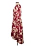 Cupio 100% Polyester Floral Burgundy Tan Casual Dress Size L (estimated) - photo 5