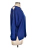 Renee C. 100% Polyester Blue Long Sleeve Blouse Size L - photo 4