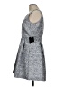 Zara Basic 100% Polyester Tweed Gray Casual Dress Size L - photo 5