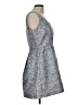 Zara Basic 100% Polyester Tweed Gray Casual Dress Size L - photo 4