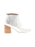 Silent D 100% Leather White Silver Ankle Boots Size EU 40 - photo 1