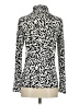 Joseph A. Animal Print Silver Turtleneck Sweater Size S - photo 2