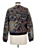 Parker 100% Silk Floral Blue Jacket Size M - photo 2