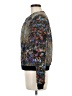 Parker 100% Silk Floral Blue Jacket Size M - photo 5