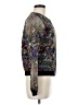 Parker 100% Silk Floral Blue Jacket Size M - photo 4