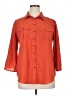 Halo 100% Polyester Orange 3/4 Sleeve Blouse Size XL - photo 1