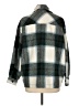 Zara Plaid Green Coat Size L - photo 2