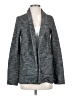 Topshop Chevron-herringbone Gray Blazer Size 4 - photo 1