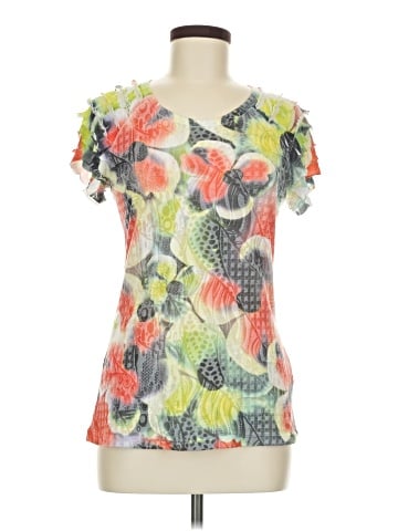 Cubism Short Sleeve Blouse (view 1)