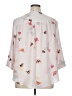 Torrid 100% Polyester Hearts Pink 3/4 Sleeve Blouse Size 1X Plus (1) - photo 2