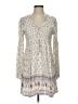 Assorted Brands Paisley Ivory Casual Dress Size S - photo 1