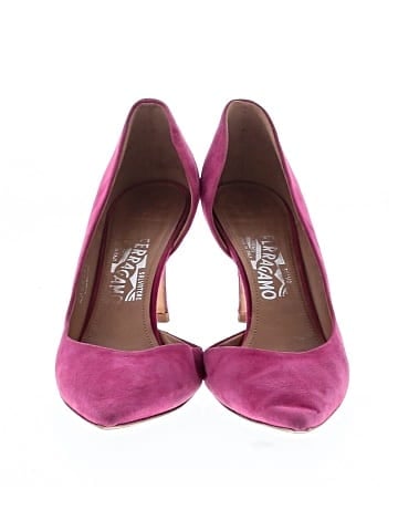 Salvatore Ferragamo Suede Pumps (view 2)