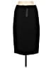 Donna Karan Collection Solid Black Wool Skirt Size 10 - photo 2