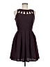 Empyre 100% Polyester Hearts Burgundy Cocktail Dress Size M - photo 1