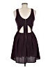 Empyre 100% Polyester Hearts Burgundy Cocktail Dress Size M - photo 2
