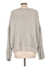 Express 100% Polyester Solid Gray Pullover Sweater Size L - photo 2